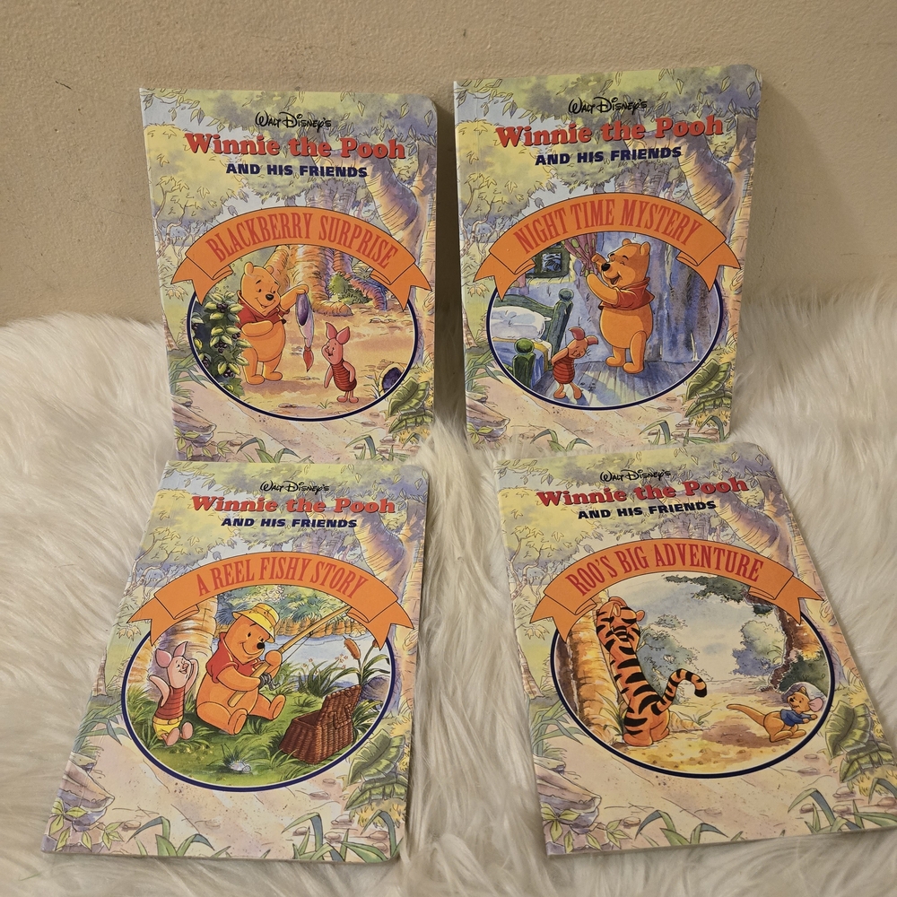Disney Winnie the Pooh Illustrated Book Collection set 4